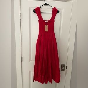 La Ligne Vivian Dress. Size Small. Red.
